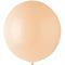 Шар пастель Бежевый Э24"/61см (720) Peach 4шт/уп (Малайзия) макарунс 1102-1910