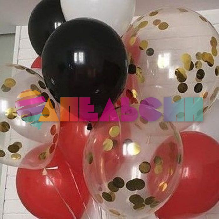 Конфетти Золото круг 2см фольга 50гр 6014718