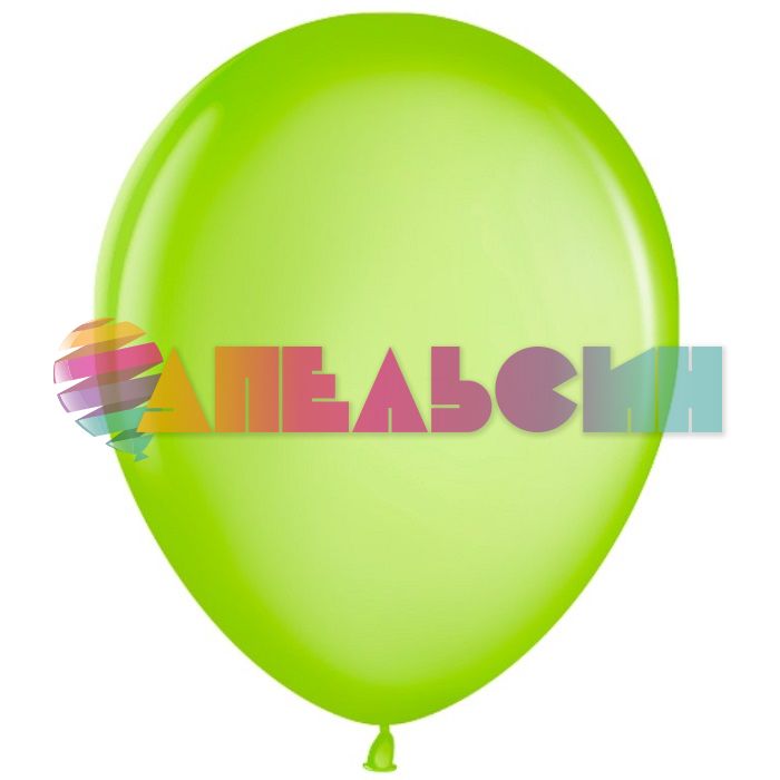 Шар металлик Зеленый VV12"/30см Lime 50шт/уп (Малайзия) 711051-50