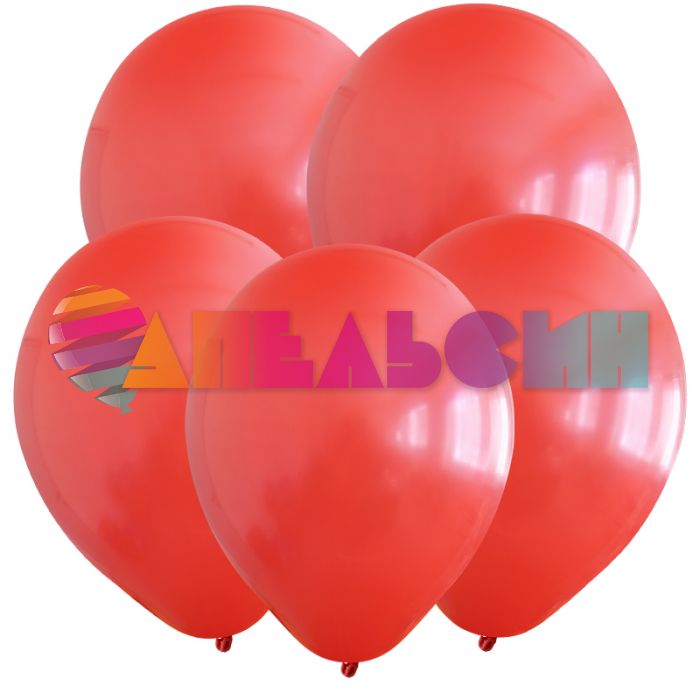 Шар пастель Красный Т12"/30см Red 12шт/уп (Турция) 8122313-12