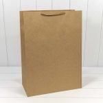 Пакет Натуральный 40х55х20см вертикальный, крафт 000222T