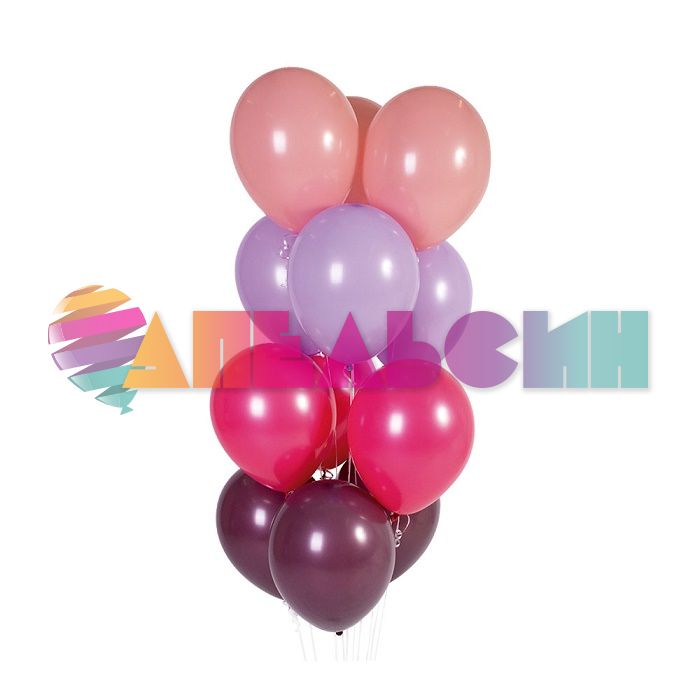 Шар пастель Розовый S12"/30см (009) Bubble Gum Pink 50шт/уп (Колумбия) 230368