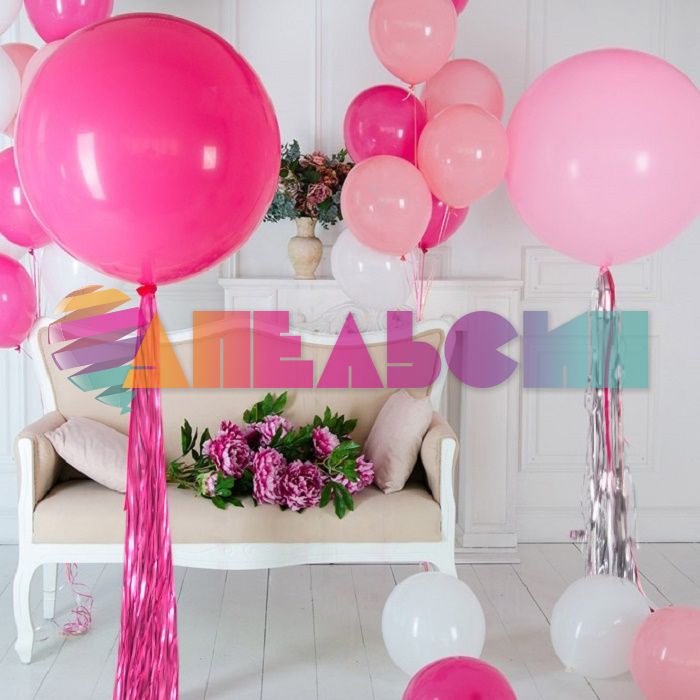 Шар пастель Розовый S12"/30см (009) Bubble Gum Pink 50шт/уп (Колумбия) 230368