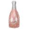 Шар фигура Бутылка Шампанское Cheers Конфетти сердец розовое золото FL35"/89см (Китай) 15533
