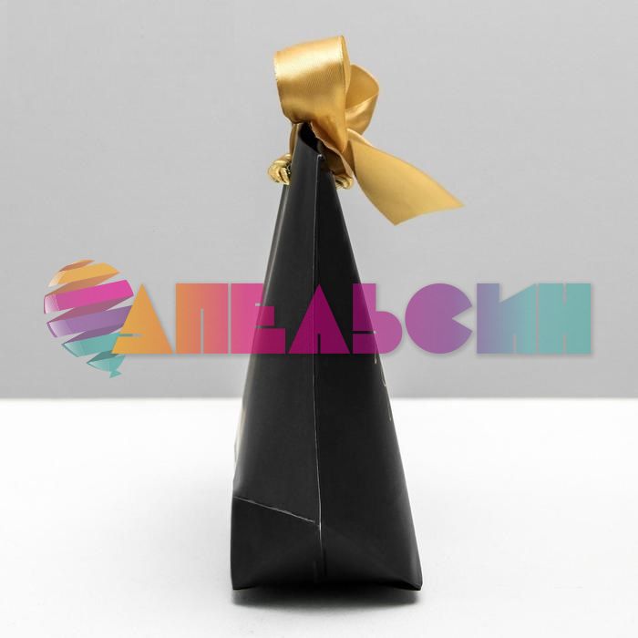 Пакет Present черный 21х17х7см 4785002