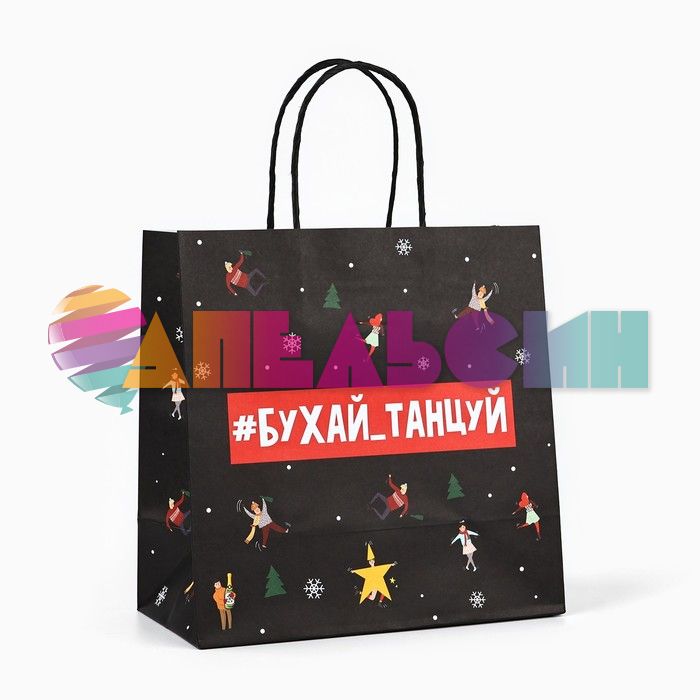 Пакет Бухайтанцуй 22х22х11см крафт 18+ 5114094