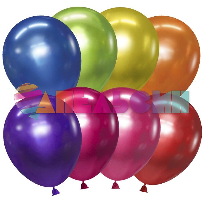 Шар металлик Ассорти Ш12"/30см 100шт/уп (Китай) 912099