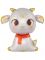 Шар фигура Козочка в шарфике FL39"/99см (Китай) сатин 27696