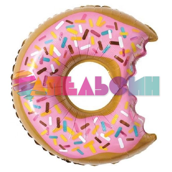 Мини фигура Пончик откусанный FL16"/41см с клапаном (Китай) 17174