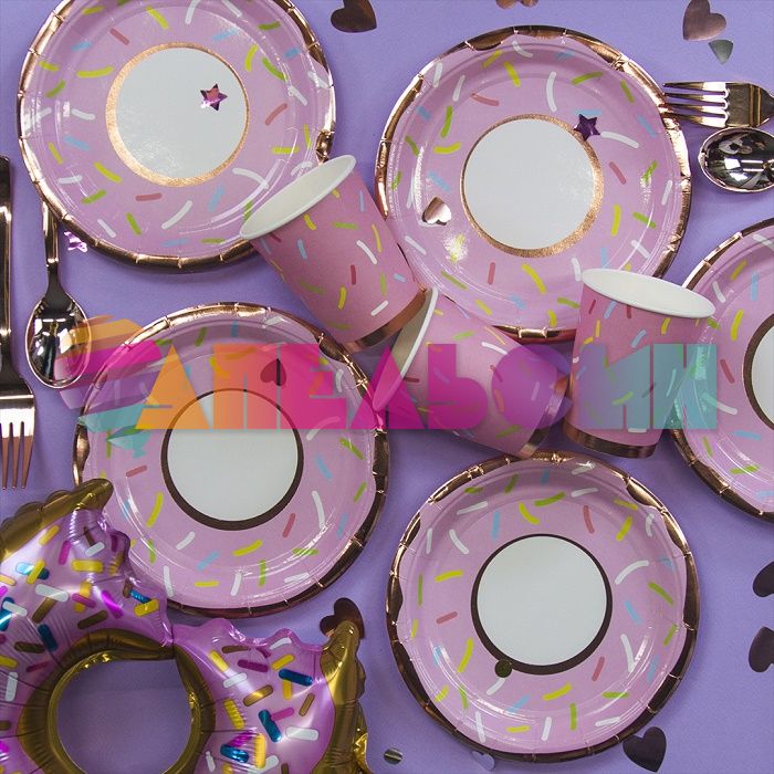 Мини фигура Пончик откусанный FL16"/41см с клапаном (Китай) 17174