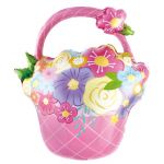 Шар фигура Корзина с цветами FL27"/69см (Китай) плохо летает 19838