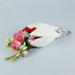 Пакет для цветов Кристалл Черно-белый МИКС 18х37см 1557367