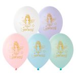 Шар латекс С днем Ангела 14"/35см 25шт/уп (Бельгия) пастель 1103-2912