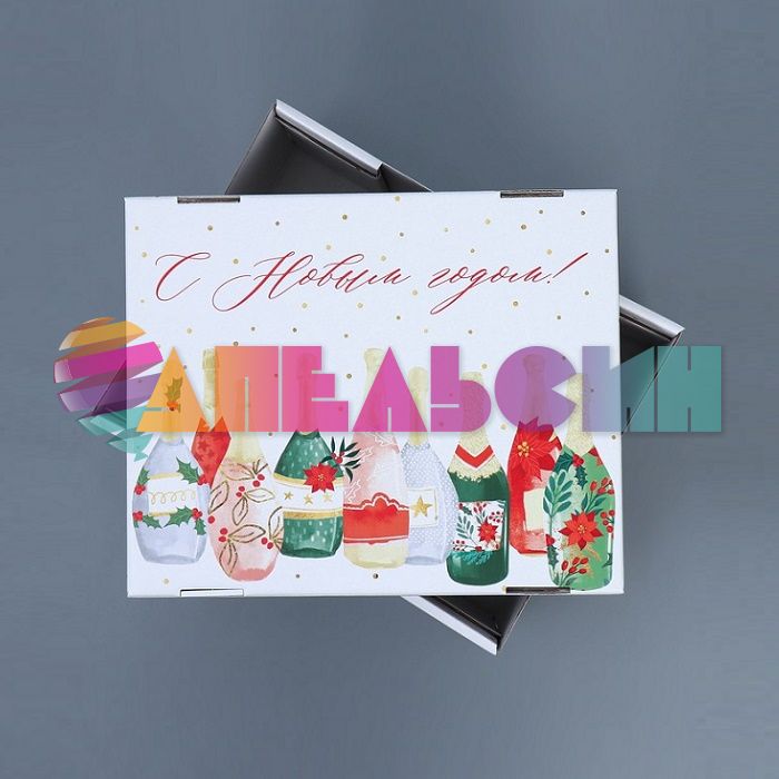 Коробка Новогодняя дигустация 25,5х31х16см складная 7816962