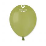 Шар пастель Зеленый И05"/13см (098) Green Olive 100шт/уп (Италия) 1102-2580