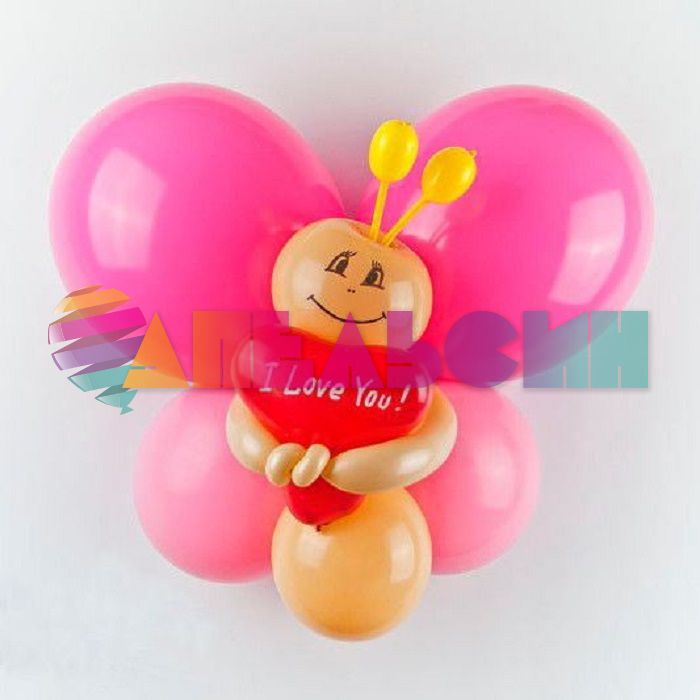 Шар пастель Розовый S05"/13см (012) Fuchsia Фуксия 100шт/уп (Колумбия) 105012-бр 201078