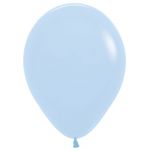 Шар пастель Голубой S10"/25см (640) Blue 100шт/уп (Колумбия) макарунс 162744