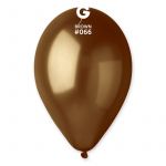 Шар металлик Коричневый И10"/25см (066) Brown 100шт/уп (Италия) 1102-1473