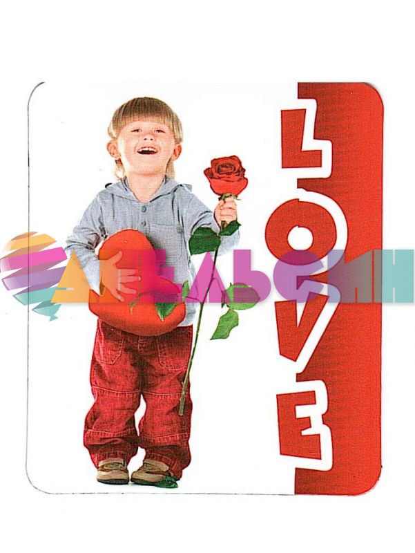 Магнит LOVE 6х7см 51.13.076