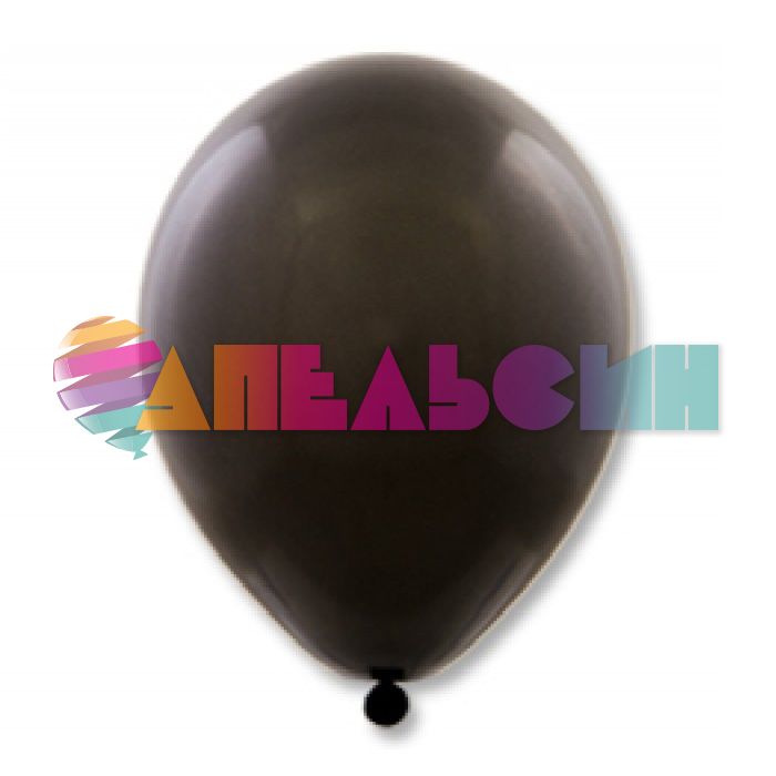 Шар пастель Черный Е05"/13см Black 50шт/уп (Китай) 1102-1591