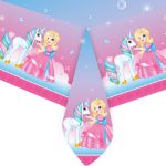 Скатерть Принцесса Мия и Единорог 120х180см полиэтилен 704028