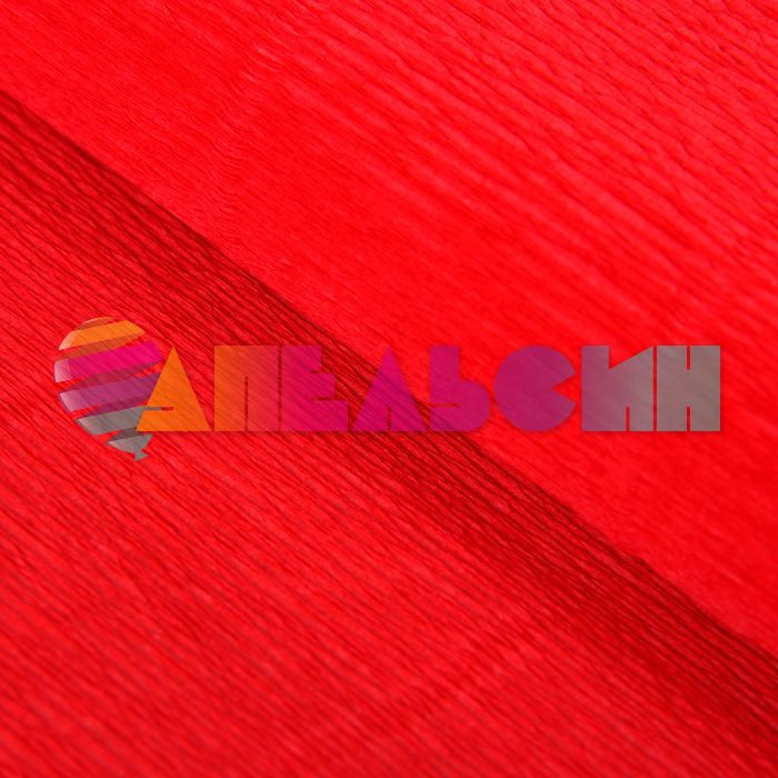 Бумага Красный апельсин (580) 50х250см 180гр (Италия) гофра 1150108