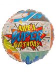 Шар фольга Комиксы Have a Super Birthday F18"/46см круг (Испания) 401597 1202-3104