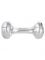 Мини фигура Гантель серебро FL13"/33см с клапаном (Китай) 27416