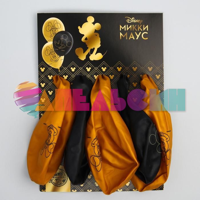 Шар латекс Минни Маус и Микки Маус 12"/30см 5шт/уп (Китай) 6622852