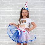 Набор Карнавал Горох мульти 2в1 (ободок, юбочка) 3-5лет 2326698-СТОК