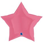 Шар звезда Розовый G36"/91см Bubble Gum (Италия) 36225BG 1204-0936