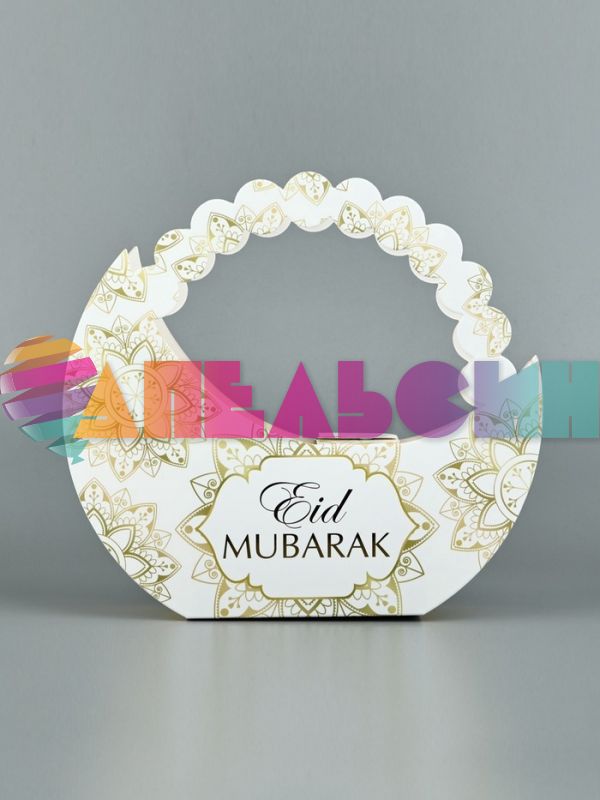 Коробка Рамадан Eid Mubarak 21х23х5см складная 10576195