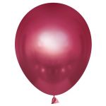 Шар хром Розовый Ш10"/25см фуше 50шт/уп (Китай) 910025