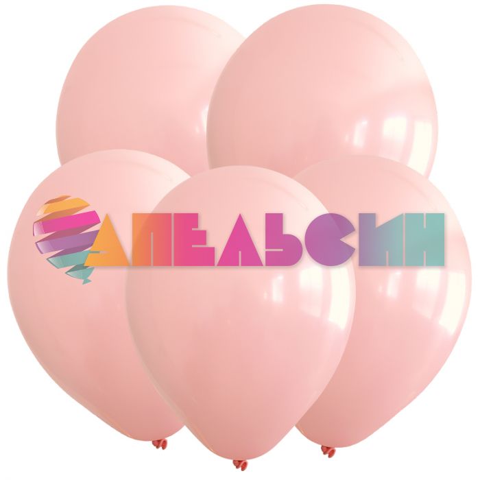Шар пастель Розовый Т05"/13см Pale pink 100шт/уп (Турция) 8052334