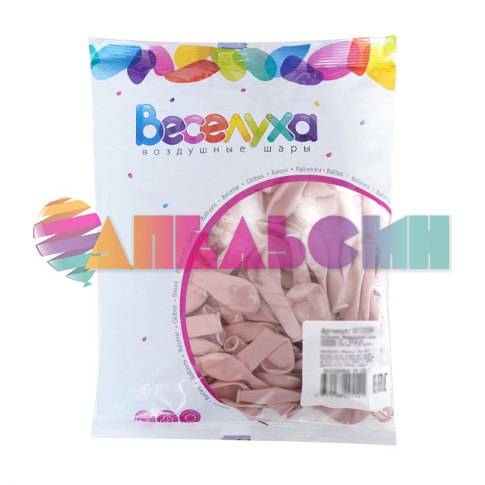 Шар пастель Розовый Т05"/13см Pink Blush Румянец 100шт/уп (Турция) ретро 8052348