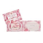 Приглашение на свадьбу Лебеди с розой ПМ-007798 868155