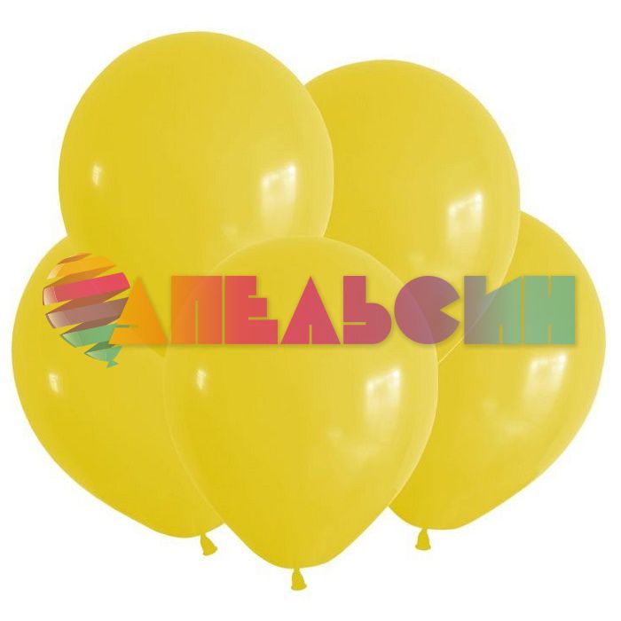 Шар пастель Желтый ВП10"/25см 100шт/уп (Китай) 2100003