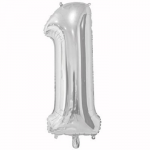 Шар цифра Серебро Е26"/66см 1 Silver (Китай) 1207-3658