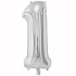 Шар цифра Серебро Е26"/66см 1 Silver (Китай) 1207-3658