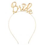 Ободок Bride золото металл 6233151