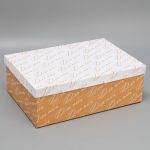 Коробка Крафт стиль 40х28х14см 9490401-3