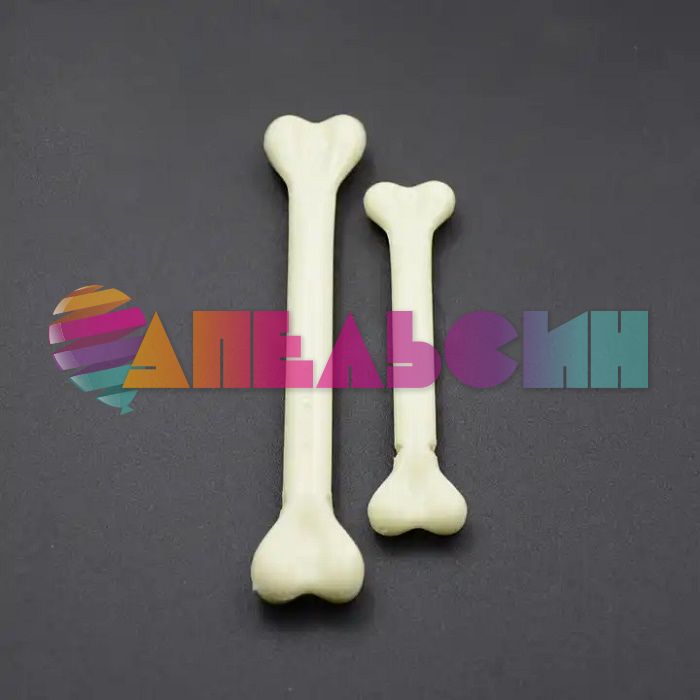 Кости белые 7/10см 10шт/уп пластик 6232041 1501-6553