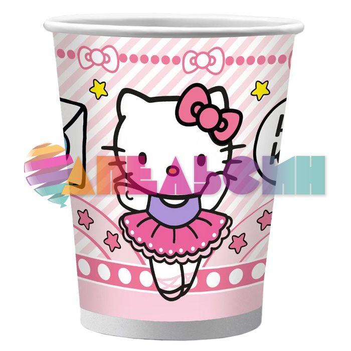 Стакан Хеллоу Китти Hello Kitty 250мл 6шт/уп картон 312870