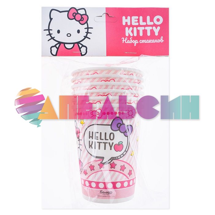 Стакан Хеллоу Китти Hello Kitty 250мл 6шт/уп картон 312870