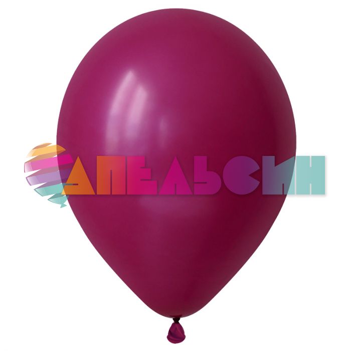 Шар пастель Красный DL12"/30см Burgundy Бордо 100шт/уп (Вьетнам) 312253