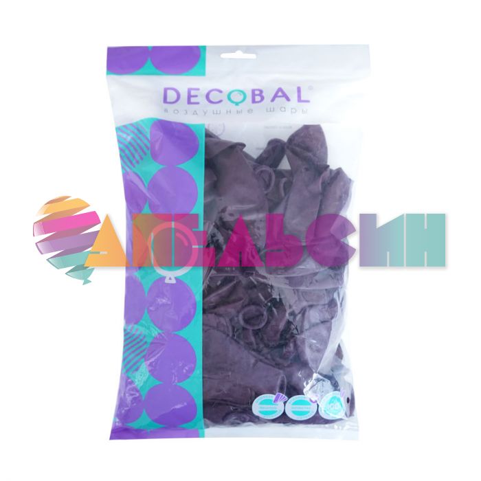 Шар пастель Красный DL12"/30см Burgundy Бордо 100шт/уп (Вьетнам) 312253