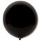 Шар пастель Черный Э24"/61см (298) Black 4шт/уп (Малайзия) 1102-1715
