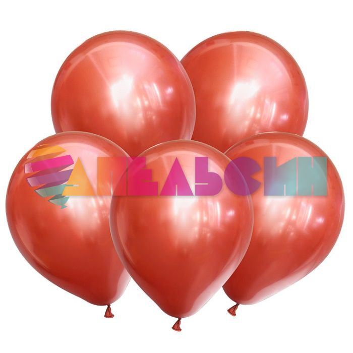 Шар хром Красный Т05"/13см Red 50шт/уп (Турция) 8055010