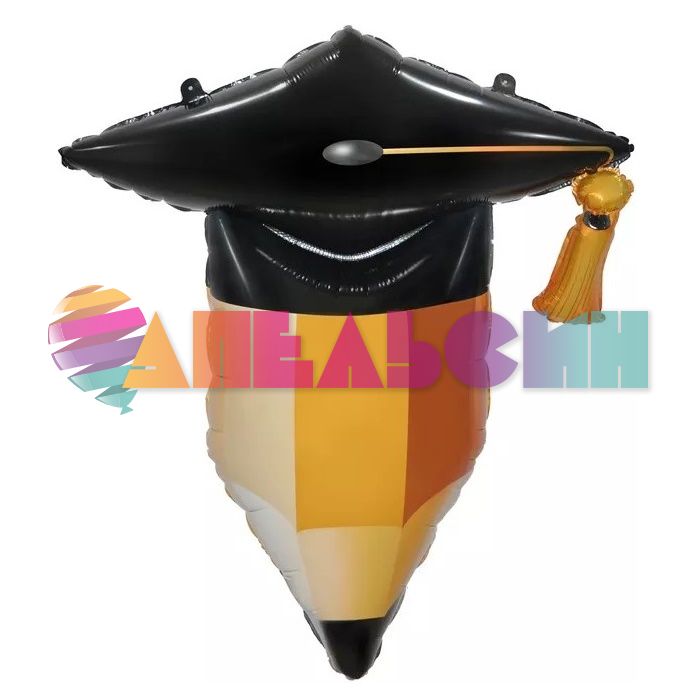 Шар фигура Карандаш на выпускной FL35"/89см (Китай) 23283