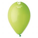 Шар пастель Зеленый И14"/36см (011) Light Green 50шт/уп (Италия) 1102-0349